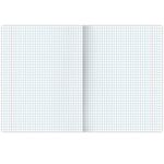 Тетрадь А5, 96 л., BRAUBERG, скоба, клетка, глянцевая ламинация, "Nature", 404427, 1шт