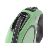 Поводок-рулетка для собак Urban S, 5м до 15кг, лента, зеленый, Triol