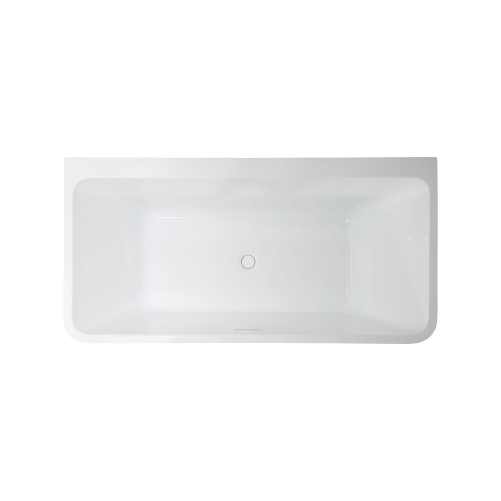 Ванна акриловая Vincea VBT-425-1700 1700*800*600, цвет белый, щелевой перелив, , шт