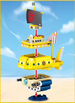 Конструктор Пиратский корабль /1214 дет./SY695 /Совместим с Лего