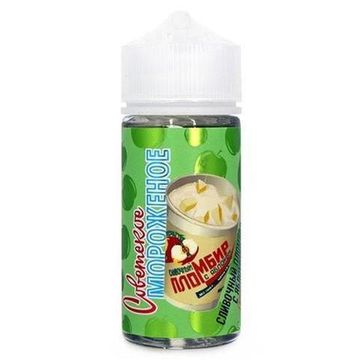 Купить Жидкость Cotton candy Советское Мороженое - Сливочный пломбир с Яблоком 100 мл