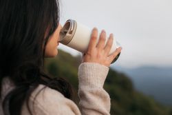 Термокружка Klean Kanteen TKWide Cafe Cap 12oz (355 мл) Tofu