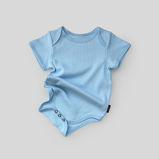 Боди с коротким рукавом (голубая лапша)