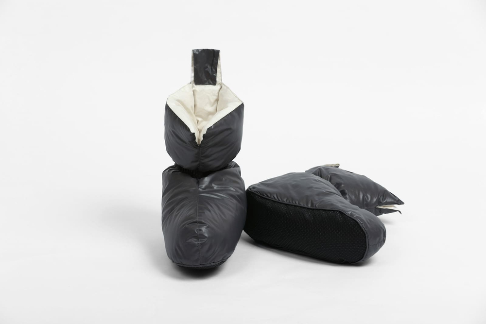 Сапожки-носочки пуховые German Grass Comfort Socks Travel Grass Graphite серые