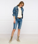 шорты saturn crop Pepe Jeans London - голубой(PL800652HG9)