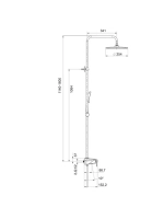 Душевая система с тропическим душем Gappo G2495-5