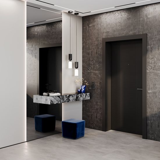 Терморегулятор электронный VOLTUM S70 с индикацией и датчиком, для теплого пола, (черный матовый)