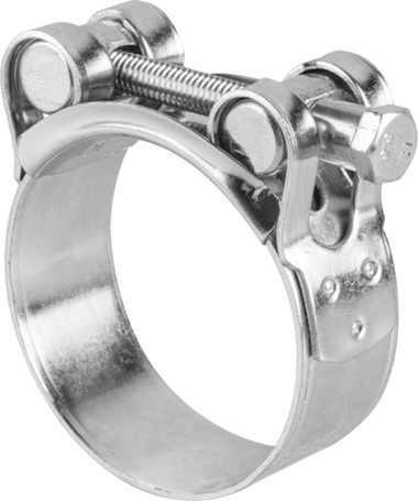 Хомут силовой 48-51мм, цинк (20 шт в пакете) STARFIX