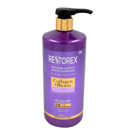Шампунь RESTOREX с Коллагенои и биотином 900 мл