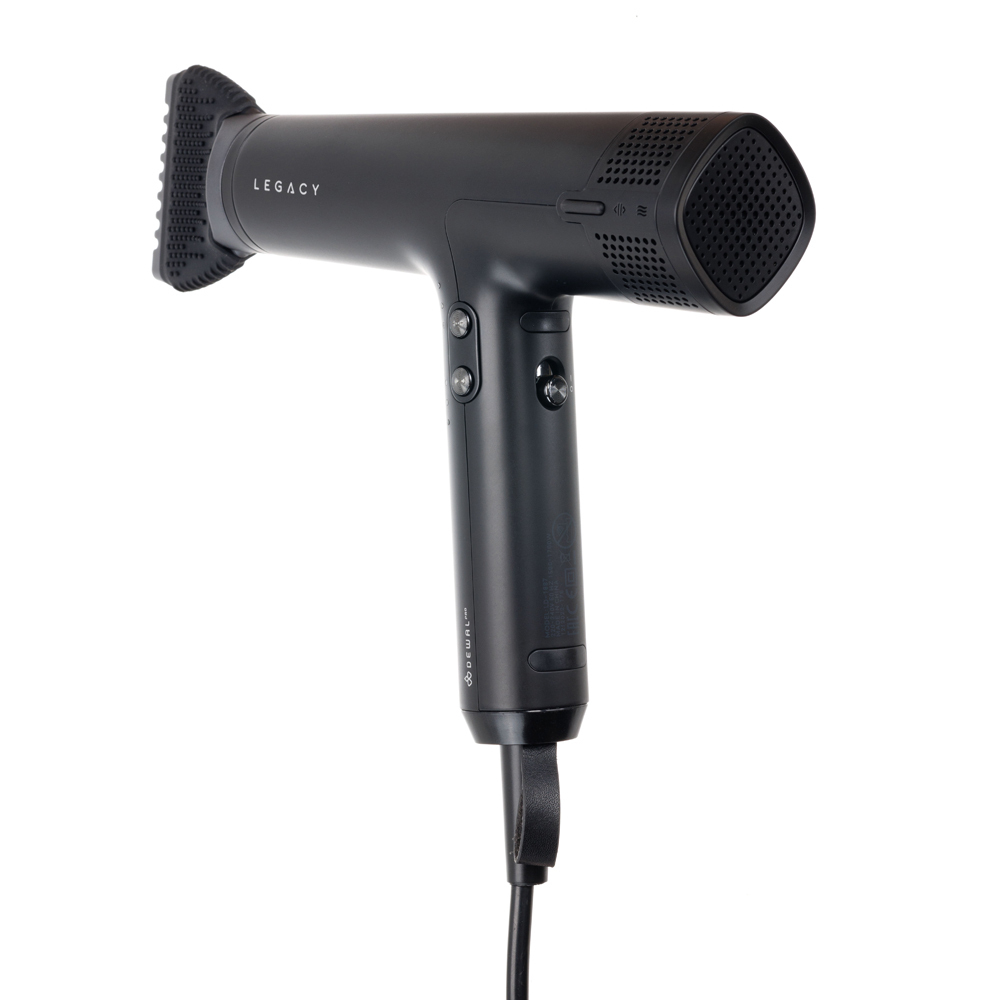 Фен DEWAL PRO LEGACY черный 1700Вт бесщеточный мотор, иониз.2насдки+диффузор