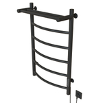 Полотенцесушитель MIXLINE CAPELLA  80х50 (таймер, 336Вт, 5 перекладин + ПОЛКА) электрический ГРАФИТ