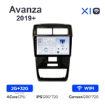 Teyes X1 9"для Toyota Avanza 2019+