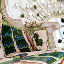 Кресло Объект мечты Индокитайский зелёный павлин