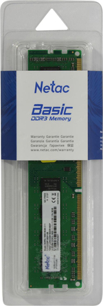 Netac Basic <NTBSD3P16SP-08> DDR3 DIMM  8Gb  <PC3-12800> CL11