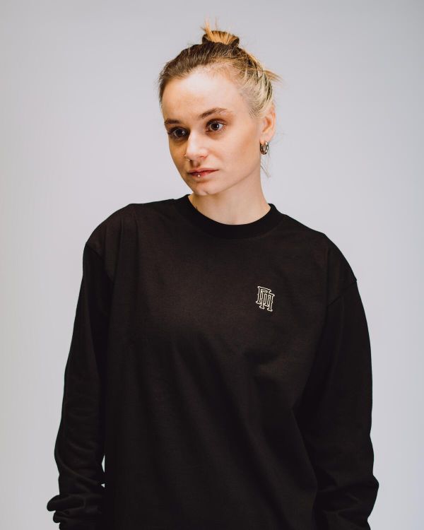 Лонгслив черный - фото 4