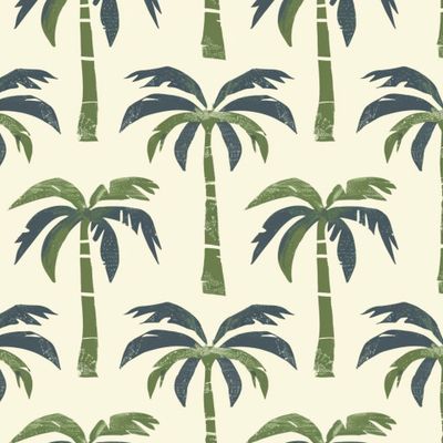 зеленые пальмы