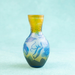 Ваза в стиле GALLE (ГАЛЛЕ) «Синие цветы»