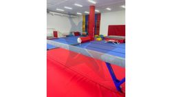 Бревно гимнастическое высокое, отделка нубук - 5м