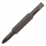 Отвертка комбинированная, SL3/16"-PH1, SL1/4"-PH2, 3-х компонентная рукоятка Denzel