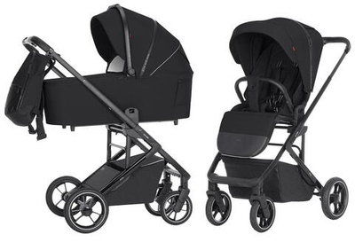 Коляска 2 в 1 Carrello Alfa CRL-6507 2024 Midnight Black