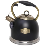 Чайник из нержавеющей стали 3л «Vicalina» Винтаж черный VL-9246