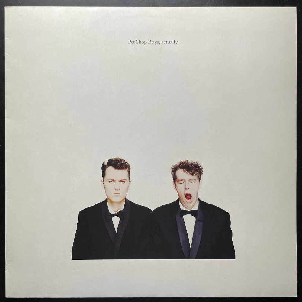 Pet Shop Boys ‎– Actually (Европа 1987г.)