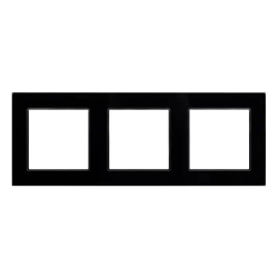 Рамка стеклянная FRM-GLARE-GS-3-BK (Arlight, -) 043800