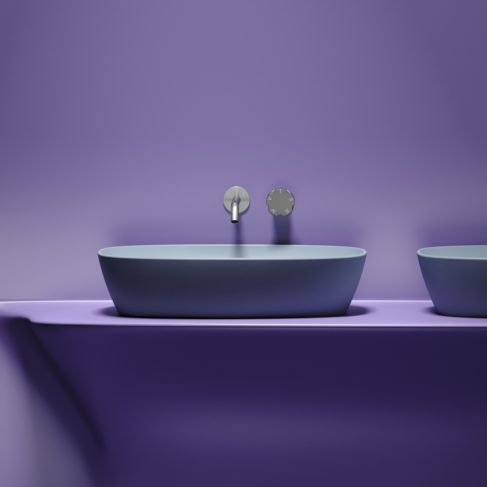 Раковина Ceramica Nova Element 60 см CN6049MHL серо-голубая