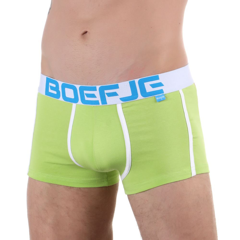 Мужские трусы боксеры салатовые Boefje