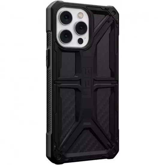 Чехол Uag Monarch для iPhone 14 Pro Max 6.7", цвет карбон (Carbon Fiber)