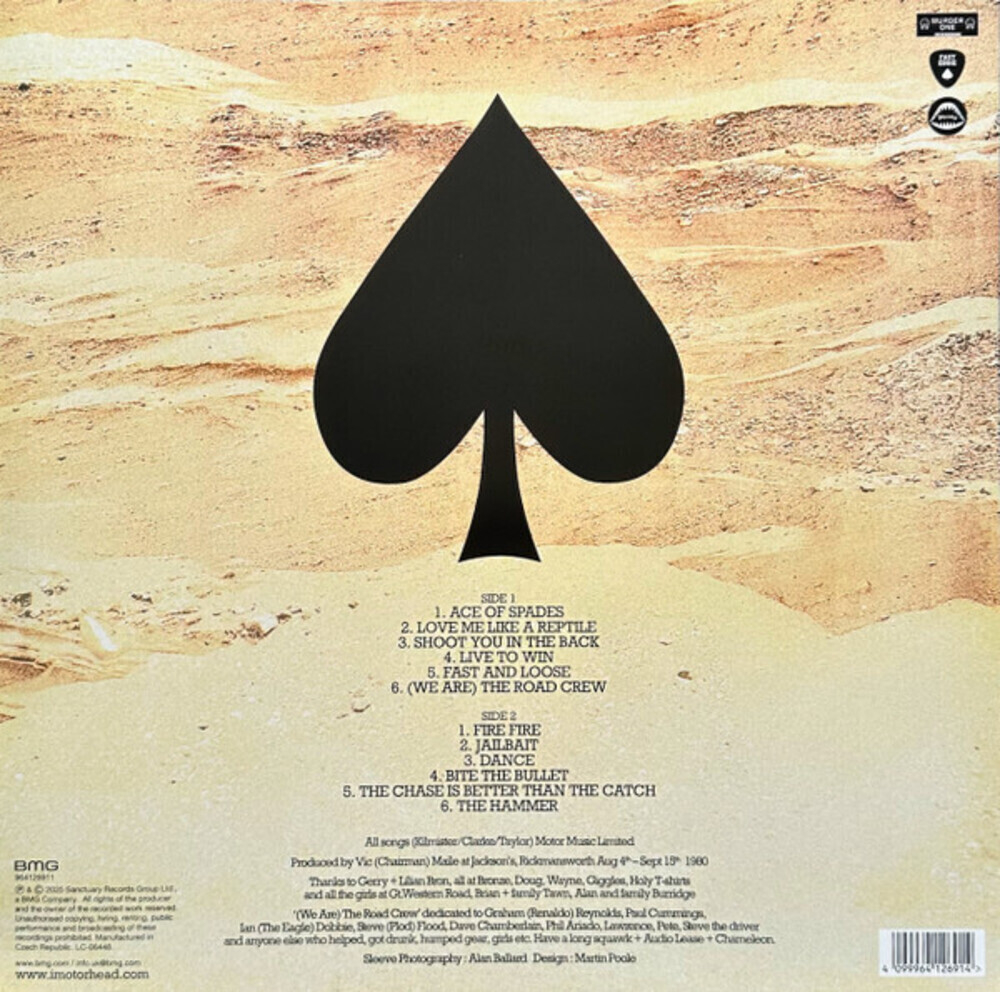 Motorhead / Ace Of Spades (Limited Edition)(Coloured Vinyl)(LP)