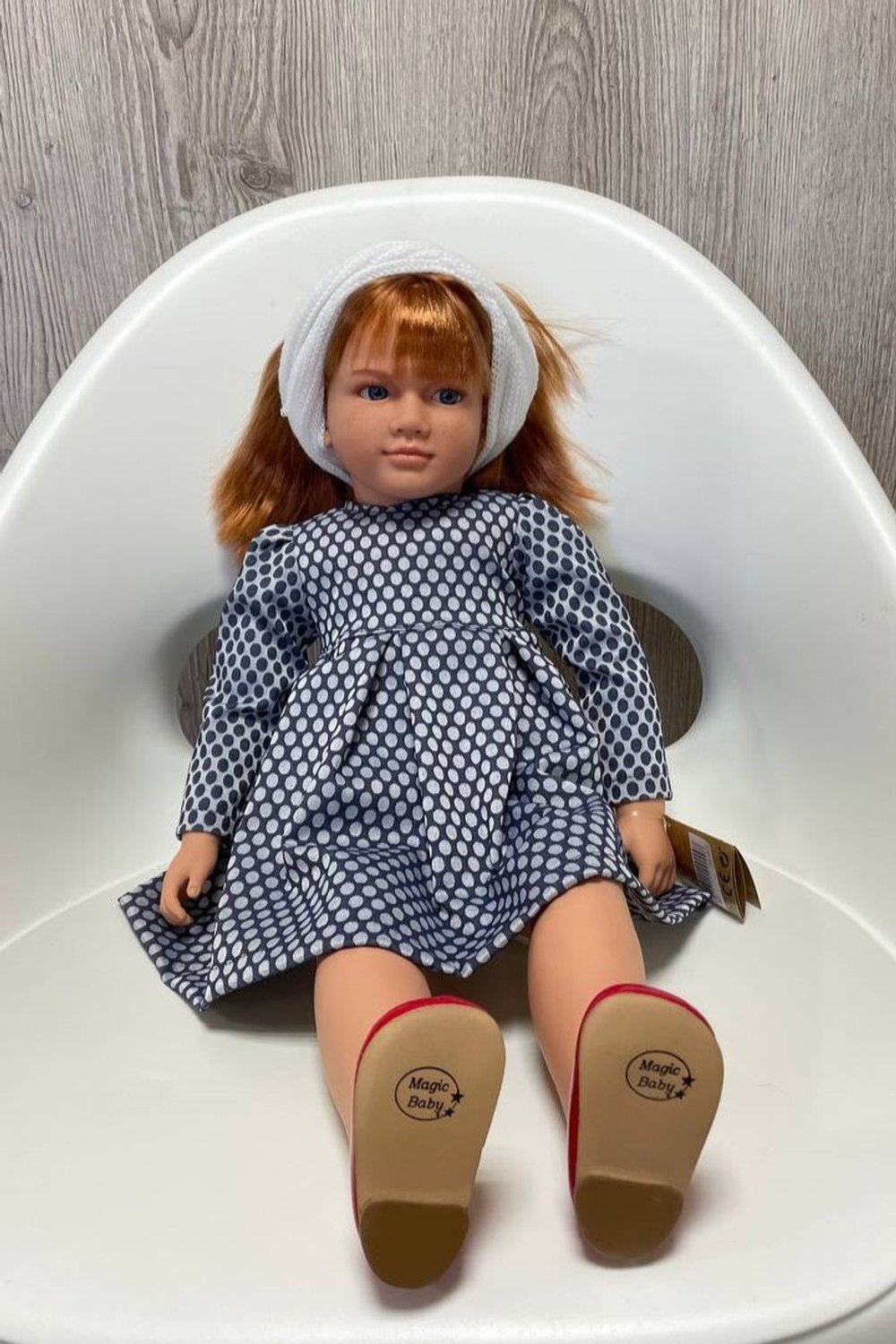 УЦЕНКА1 Кукла LAMAGIK мягконабивная 60см Amelie (9009)