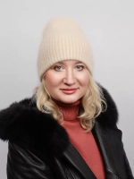 шапка ангора зимняя пушистая вязаная модная