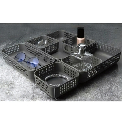 Набор органайзеров UNO (сет 1) в комплекте 6 штук цвет графитовый