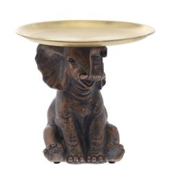 GAEM Фигурка декоративная "Слон" с подносом, L16,5 W16,5 H15,5 см