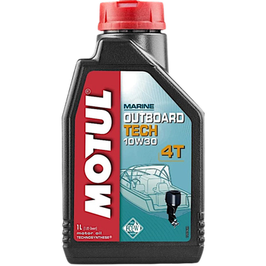 Масло мотор. 4T полусинт. Motul Outboard Tech 10W30 1л