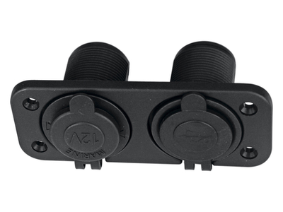 Розетка комбинированная с USB 3,1А на монтажной панели