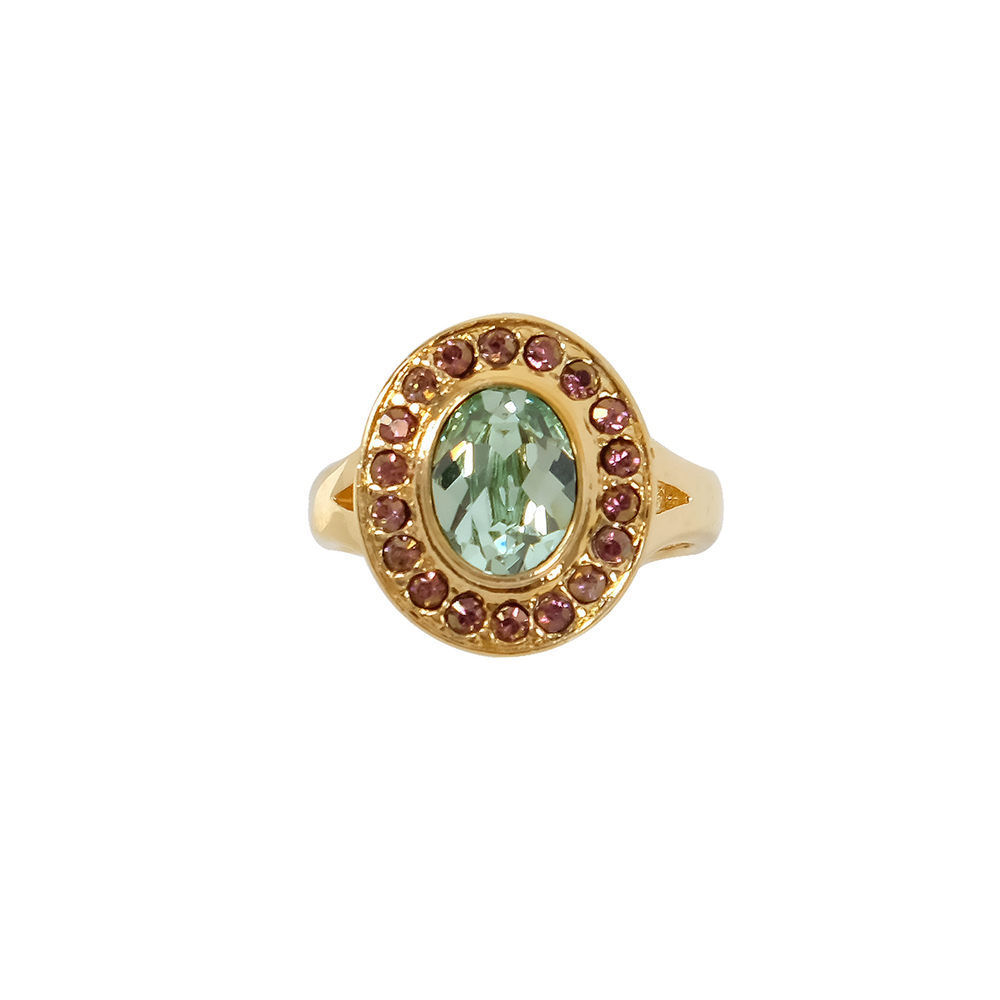 "Навогеро" кольцо в золотом покрытии из коллекции "Murano" от Jenavi