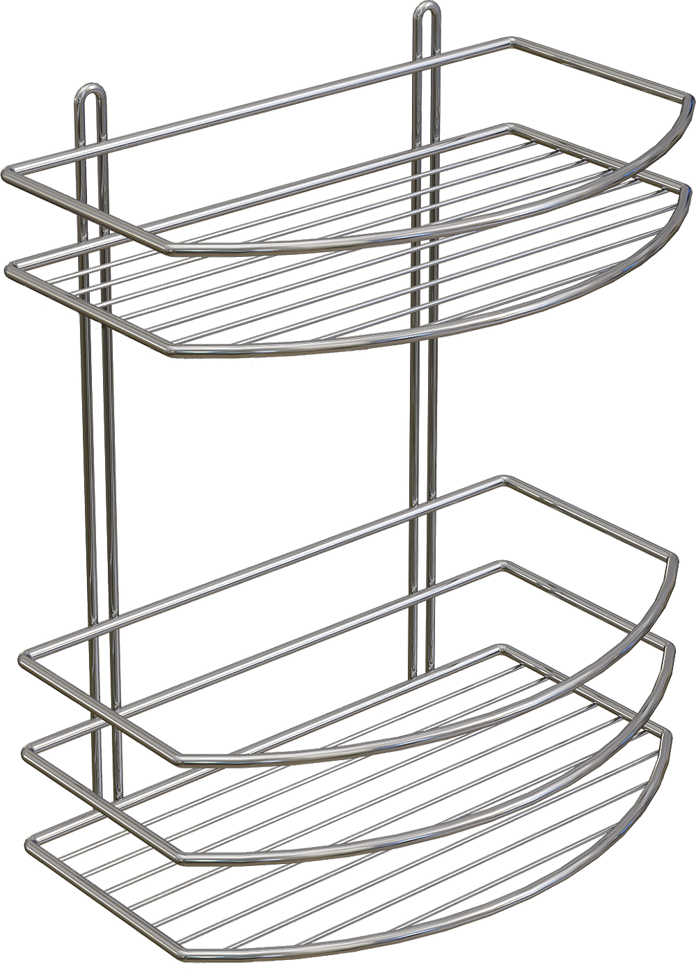 Полка для душа DIWO Смоленск П16077 подвесная, глянцевый хром