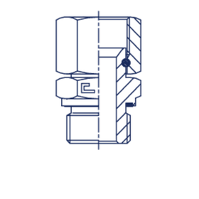 Штуцер FNE JIC 1.5/16 - BSP 3/4