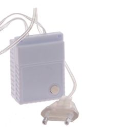 GAEM Электрогирлянда "Роса", L50м, 500 LED, хол бел, 8 тип свеч, 7W, шнур прозр леска, IP20