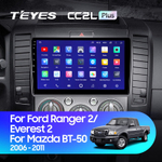 Teyes CC2L Plus 9" для Ford Ranger 2 2006-2011