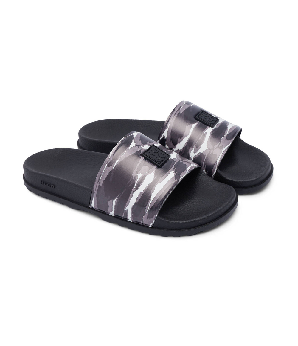 Шлепанцы Match_it_Slid HUGO - графитовый(50517301)