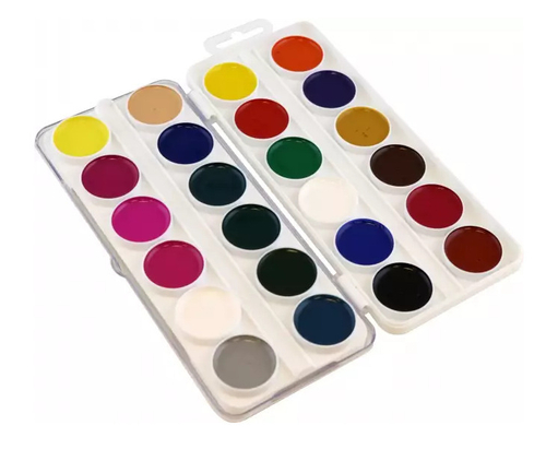 Акварель медовая 24 цвета(ов) МУЛЬТИ-ПУЛЬТИ Чебурашка (АПЧБ_53004)