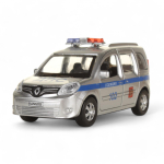 Модель ин. мет. "Renault Kangoo. Полиция" 12см, двери, баг, коробка KANGOO-P (Технопарк)