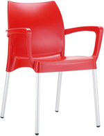 Кресло пластиковое Siesta Contract Dolce, красный