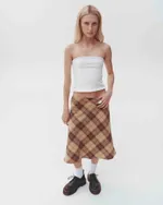 Юбка One Two Midi Beige