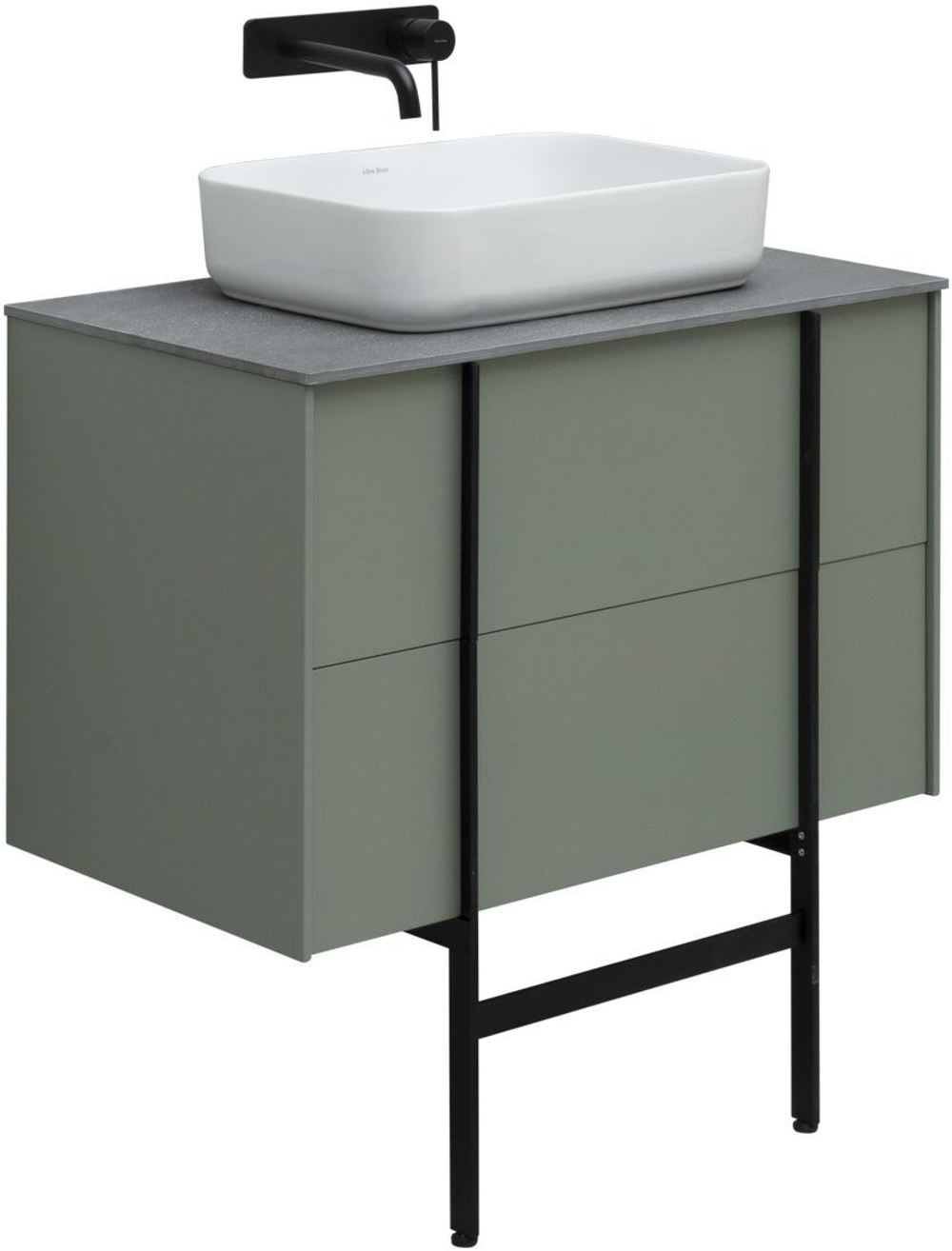 Тумба с раковиной Allen Brau Reality 1.32005.CGM 80 cement grey matt