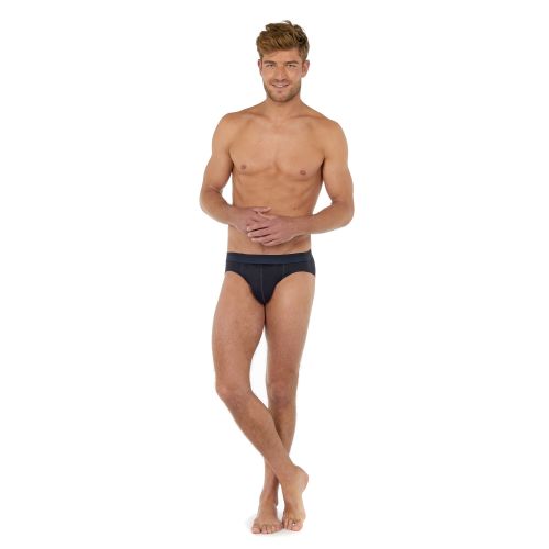 Мужские трусы брифы темно-синие HOM HO1 Mini Briefs HO1 359521_4000RA