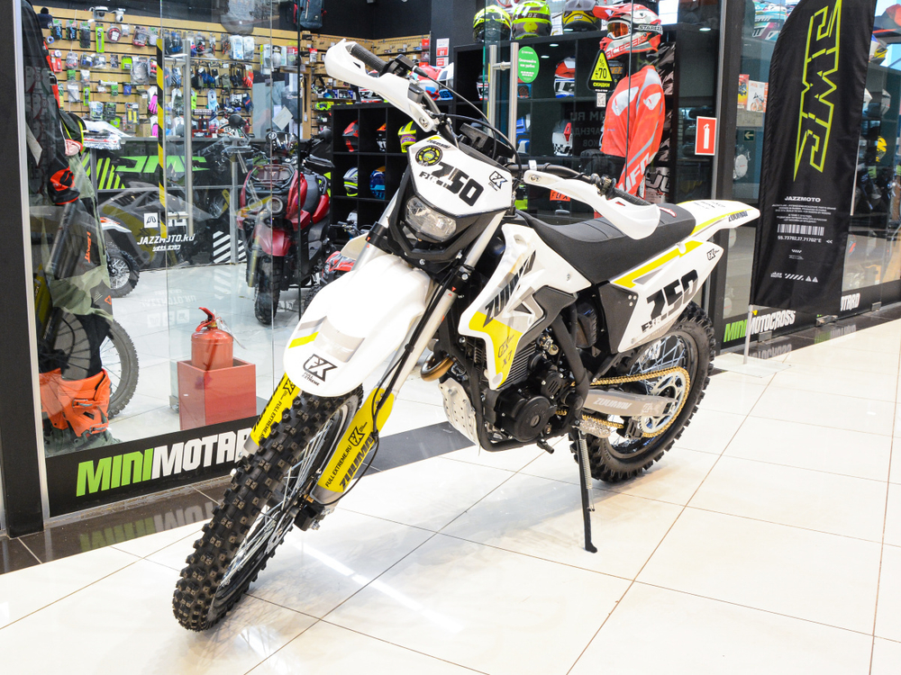 Мотоцикл кроссовый Zuumav FXR 250CC White 21/18